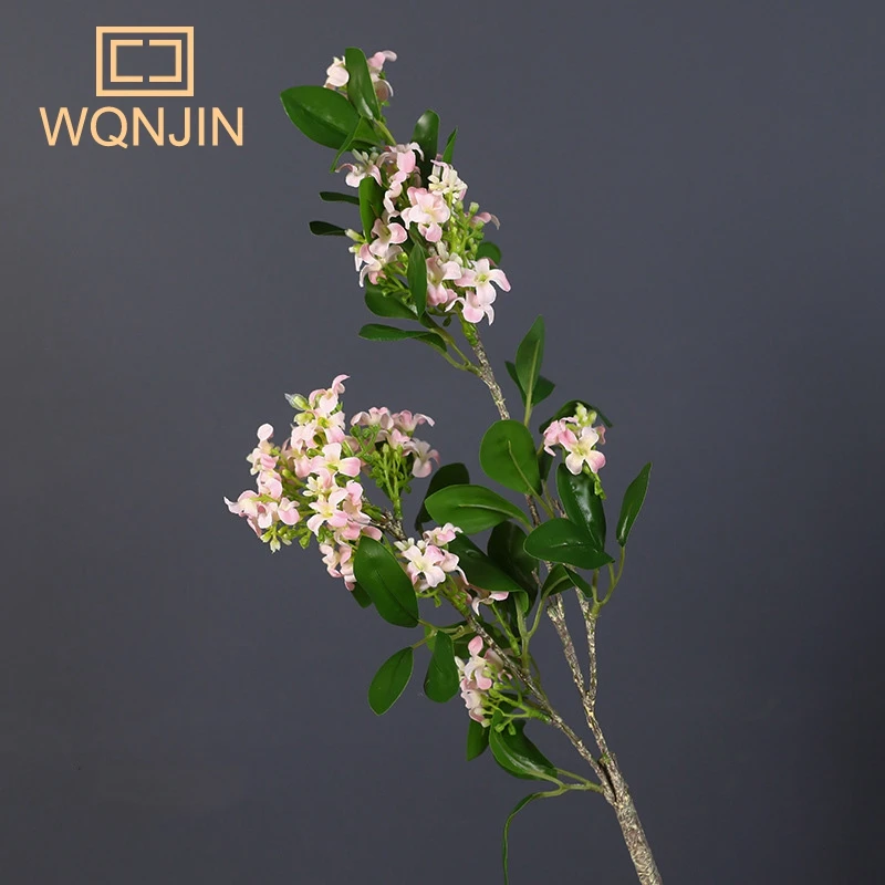 

Искусственный цветок османтус, желтый, WQNJIN