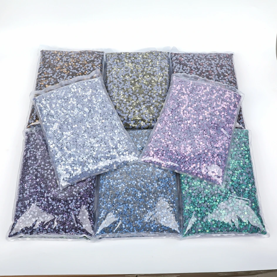 14400Pcs/Bulk Bag 41 Colors Wholesale High Quality Better DMC Hotfix Rhinestones SS6-SS20 Crystal Hot Fix Rhinestone