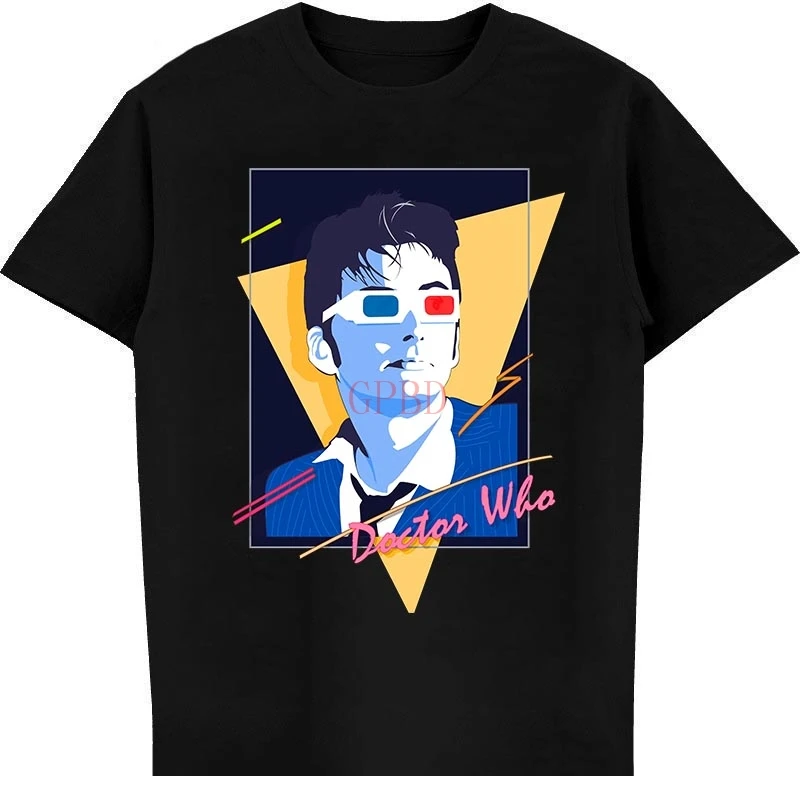 

Dr Who T-Shirt. 10th Doctor Cool 80s Costume Gift Merchandise Fancy Dress Sale Cool Casual pride t shirt men Unisex Fashion