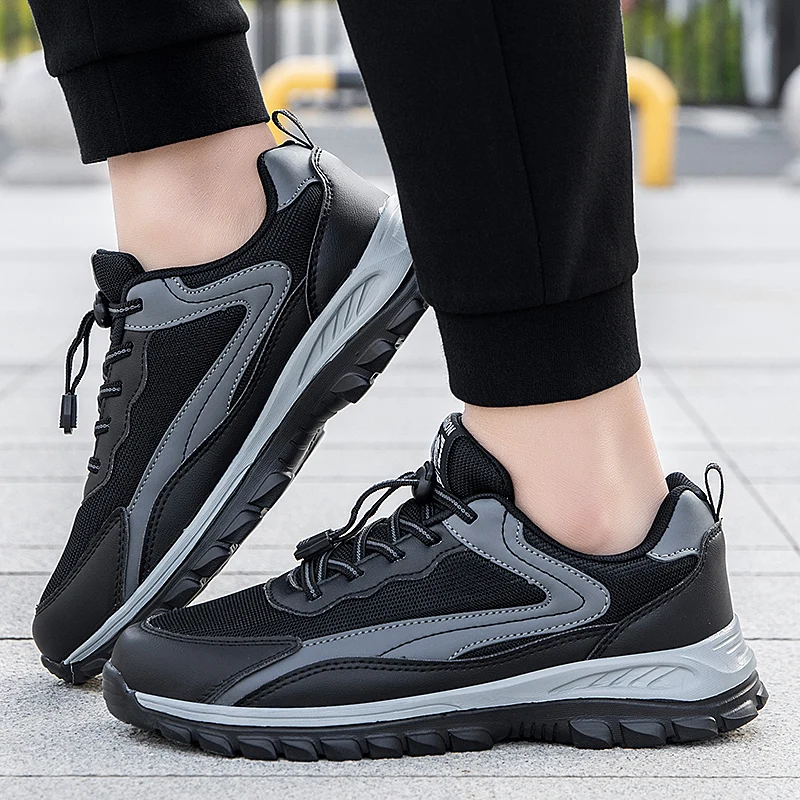 Summer Breathable Mesh Walking Shoes For Men Comfortable Soft Men's Casual Sports Shoes Light Non-slip Women's Running Sneakers