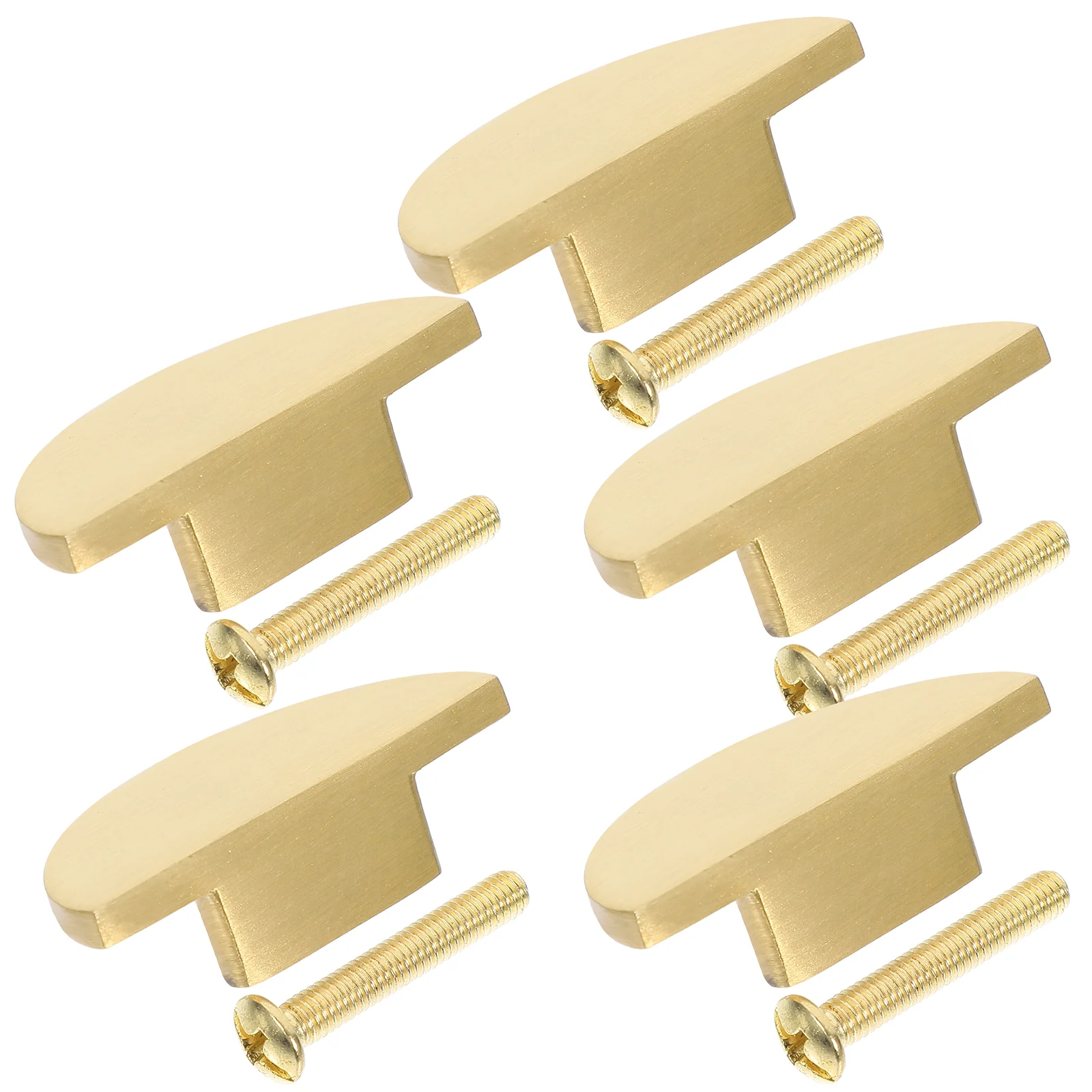 

5 Pcs Drawer Handle Decorative Cabinet Knobs Dresser Modern American Style Closet Door Copper Pulls