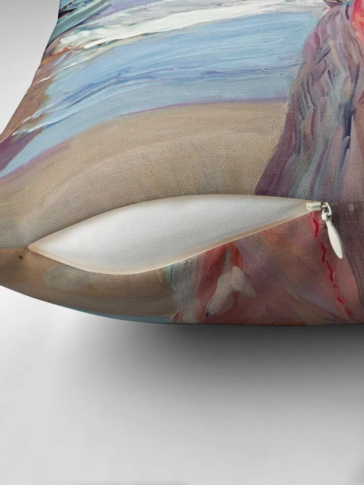 Joaquin Sorolla-после купания (1915) декоративная подушка