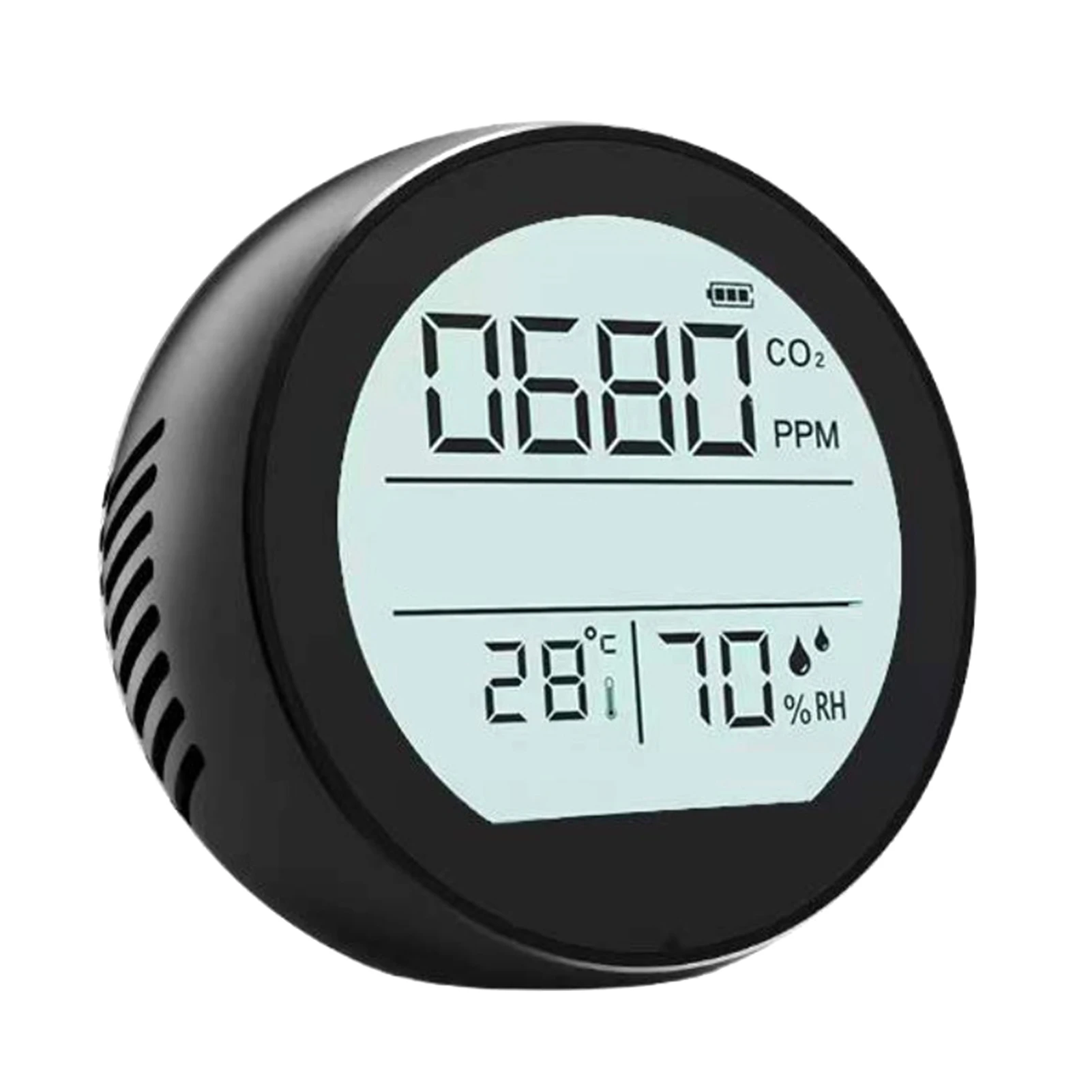 

Датчик качества воздуха, перезаряжаемый от USB Инфракрасный цифровой измеритель CO2 400-5000 PPM Диапазон NDIR датчик CO2 температура и влажность