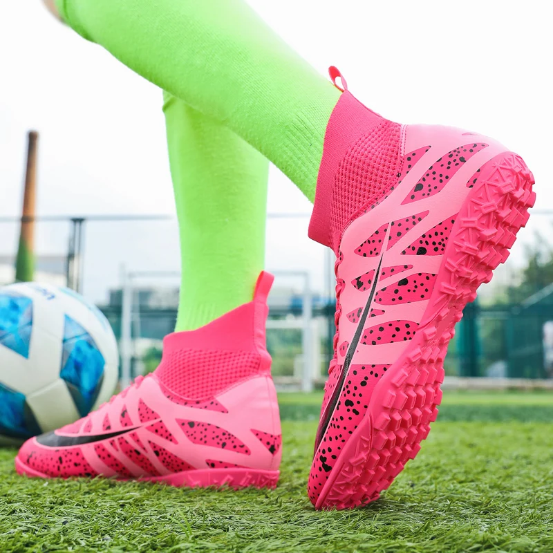 New Arrivals Men Women Soccer Shoes Sneakers Cleats Professional Football Boots Kids Boys Futsal Training Shoes Men Plus Size 48