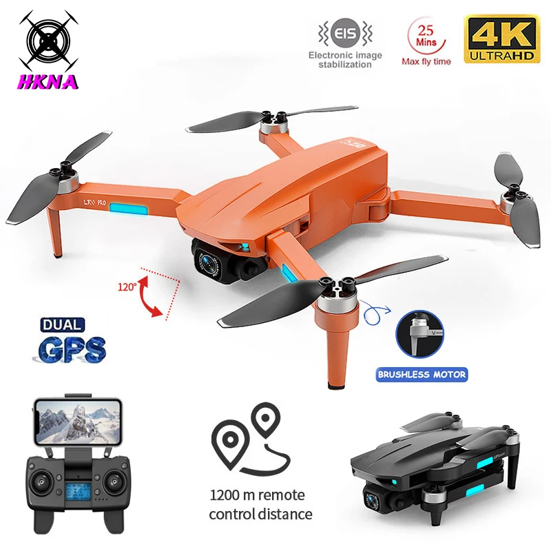 2022 New L700 Pro GPS Drone 4k Professional HD Dual Camera 2.4G Wifi FPV Brushless Foldable Quadcopter RC Distance 1200M VS L900