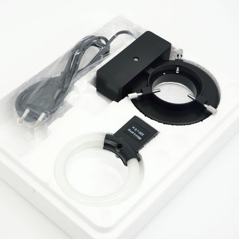 ФЛУОРЕСЦЕНТНОЕ кольцо для микроскопа FYSCOPE 8 Вт круглая черная лампа 220 В отдельная