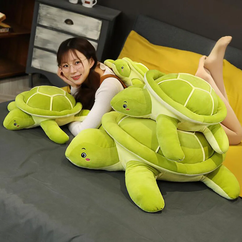 

Cartoon Marine Animal Turtle Pillow Stuffed Children Plush Toy