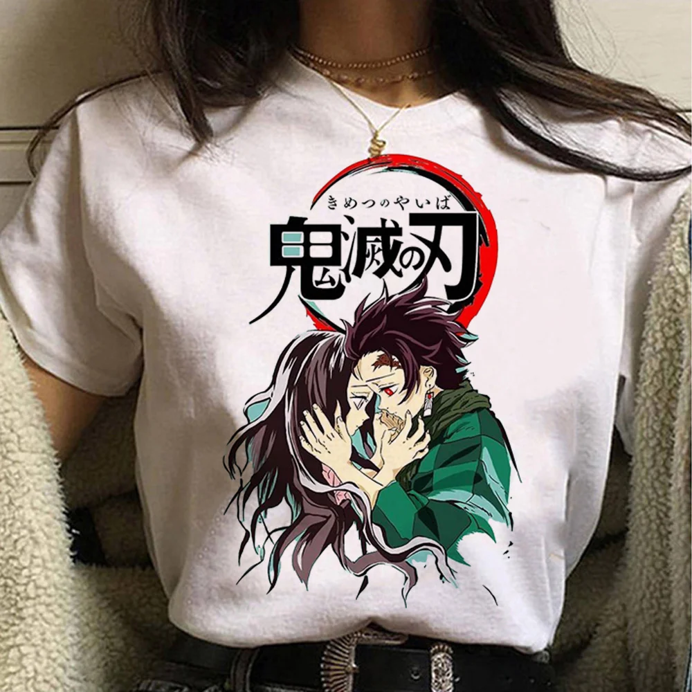 

Demon Slayer Kimetsu No Yaiba Tee women comic streetwear graphic tshirt female anime clothes