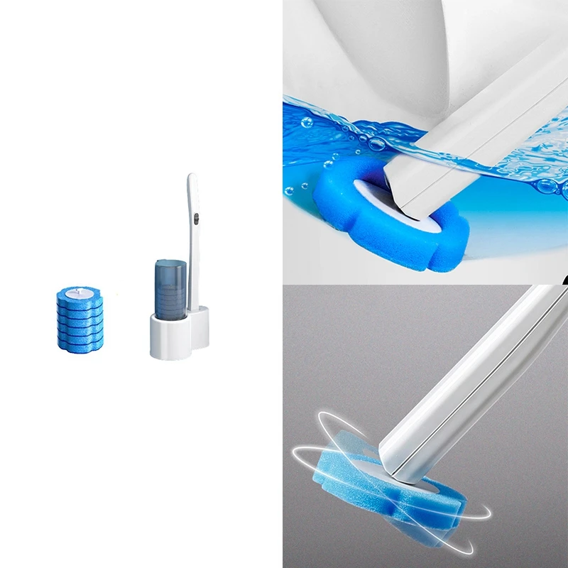 

HOT Disposable Toilet Brush Household No Dead Corner Toilet Toilet Cleaning Artifact