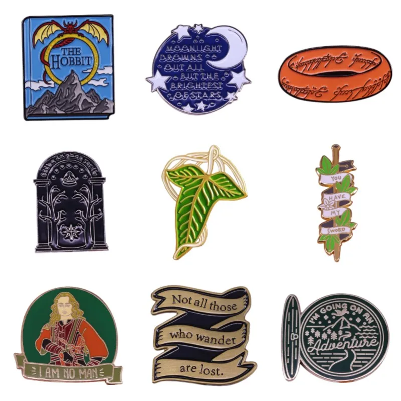 Высококачественная эмалированная брошь-значок Durin с изображением героев фильма