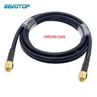 new sma male to sma male plug lmr240 low loss rf coaxial cable 50 ohm 50 4 pigtail wifi router antenna extension cord jumper