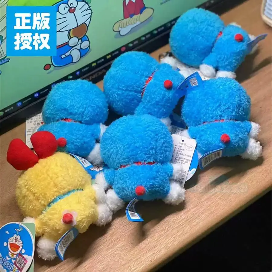 НОВЫЙ 10 см Doraemon Dorami популярный аниме Kawaii мини плюшевый брелок рюкзак кулон друзья