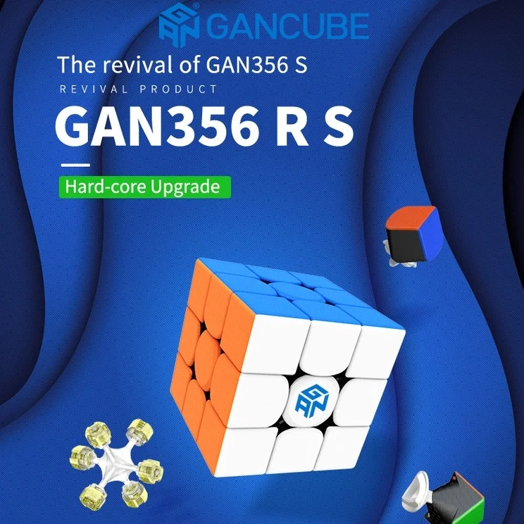

GAN 356 RS 3x3x 3 скоростной куб профессиональный 3*3 магический куб пазл детские игрушки выбор чемпиона мира