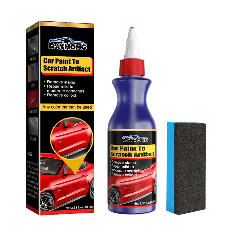 

Car Scratch Remover Auto Scratches Remover Wax Car Detailing Supplies For Removing Mild Paint Scrapes Scuffs Haze Swirl Marks