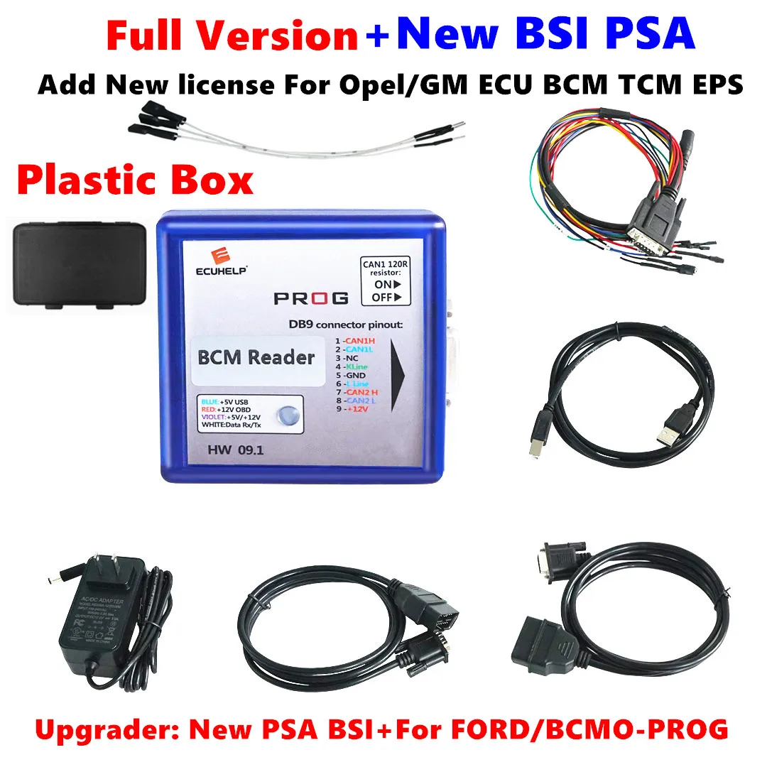 

Full IO PROG ECU TCM BCM & EPS Programmer BD9 Разъем Pinout I/O Terminal io prog ECU Programmer HW 09.1FLASH Память EEPROM