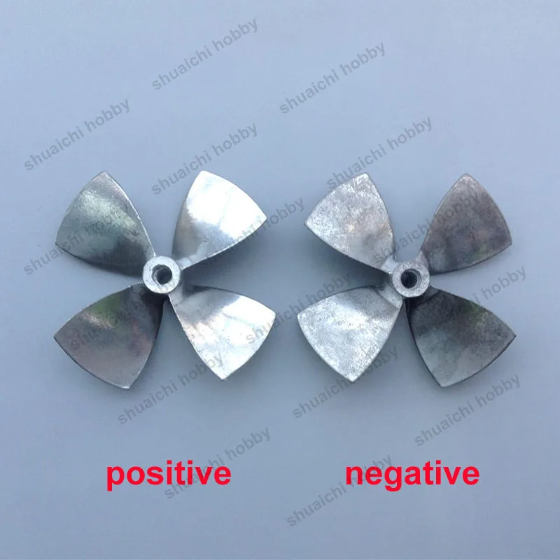 Пропеллер большого упорного вала диаметр 44 мм 55 60 отверстия 4 лопасти лопатка для