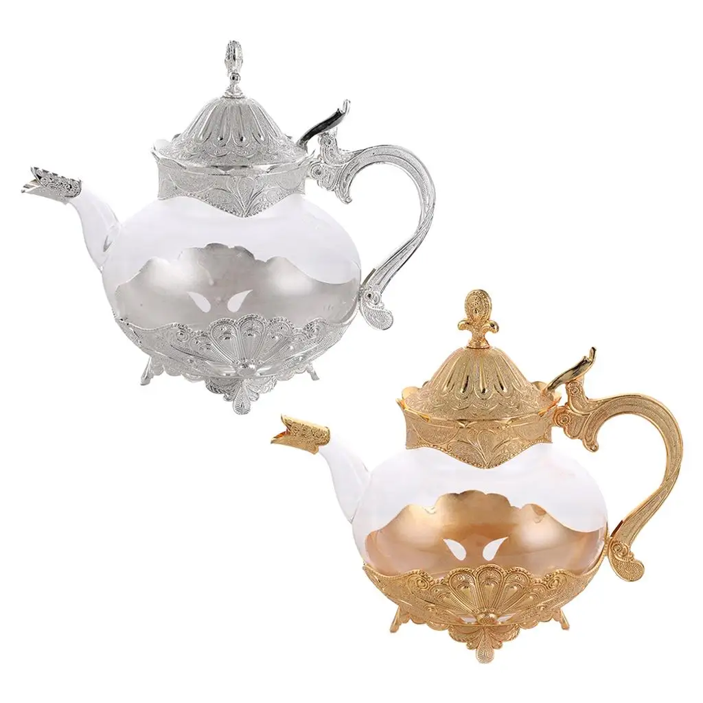 

Glass Teapot Coffee Pot Comfortable Handle Exquisite Lid Home Decor