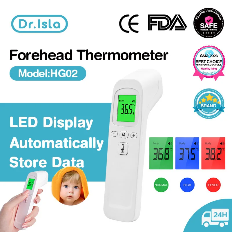 Медицинский термометр Dr. Luis инфракрасный цифровой ЖК-дисплей для измерения тела