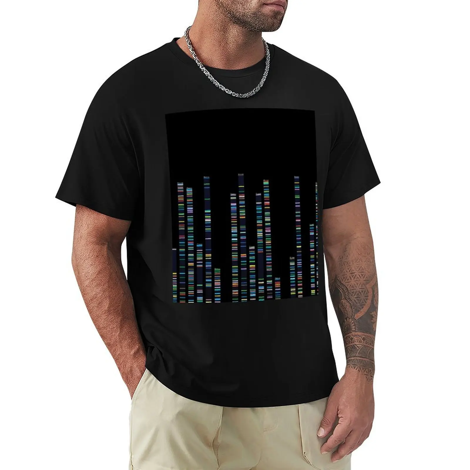 Последовательность DNA Genome-футболка Science &amp Evolution рубашка на заказ мужские высокие