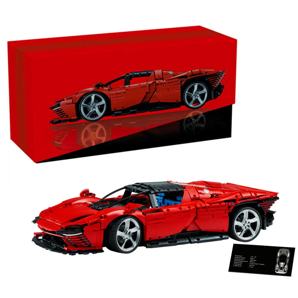 

Technical Ferraried Daytona SP3 Supercar FIT 42143 Model Building Block Toys for Boys Girls Birthday Gift 2022 New 3778PCS