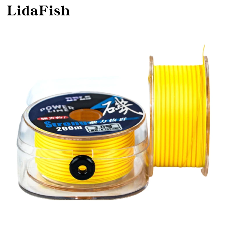 

LIDAFISH новая 200 м полуплавающая износостойкая рыболовная леска 0,205 мм-0,450 мм однонитевая нейлоновая леска