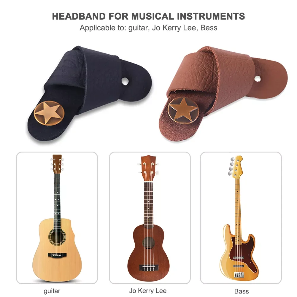 

Trainer Practice Tools Accessories Part Vintage Genuine Leather Electric Guitar Strap Belt for Ukulele Bass Accessories