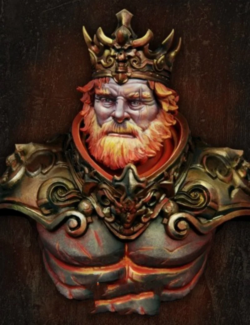 

Resin 1:10 Bust Model Kit King Unpainted XX41D