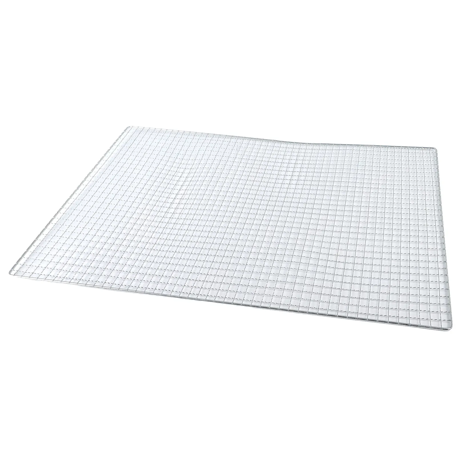 

Stainless Steel Grate Mesh Net For Japanese Korean BBQ Grill Rectangular Barbecue Meshes Baking Plate For Outdoor Camping