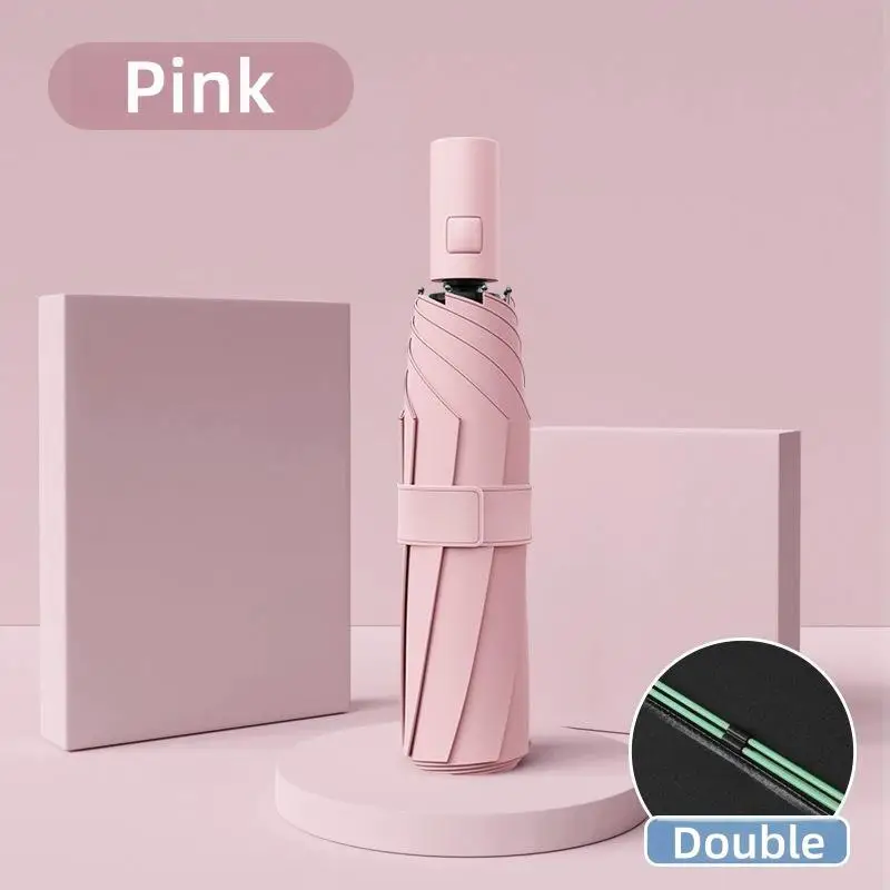 

Automatic Sun Rain Umbrella with UV Protection and Reinforced Windproof Design for Women Effectively Isolate 99% Ultraviolet