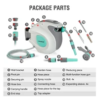 Выдвижной садовый шланг 20 метров  копия Gardena RollUp, но в 3-4 раза дешевле#1
