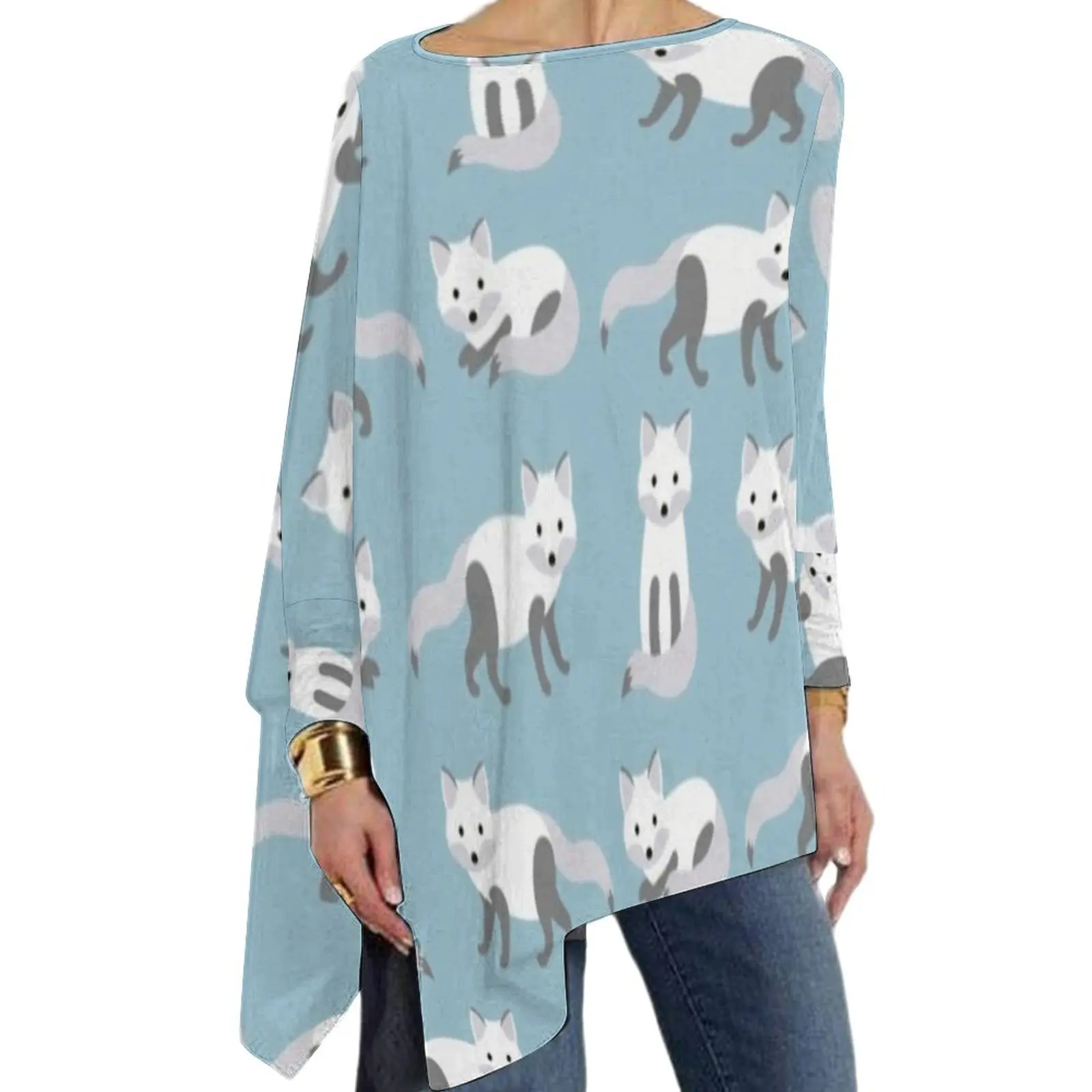 

Футболка женская с принтом животных, 4XL, 5XL, 6XL