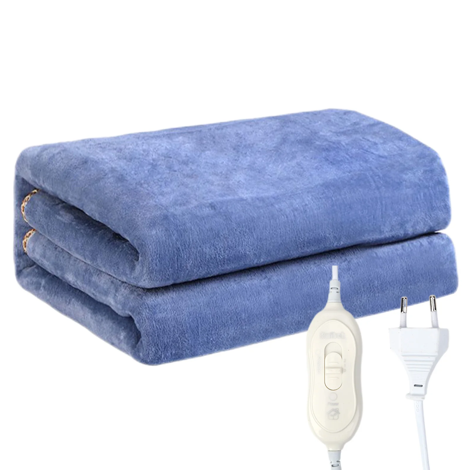 Electric Blanket 220V 70W-140W Heater Heated Flannel Blanket