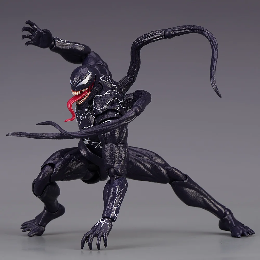 

20cm Marvel Universe Original SHF Venom 2 Symbiont The Amazing Spider-Man Venom Movable Movie Figures Model Toy Collection Gift