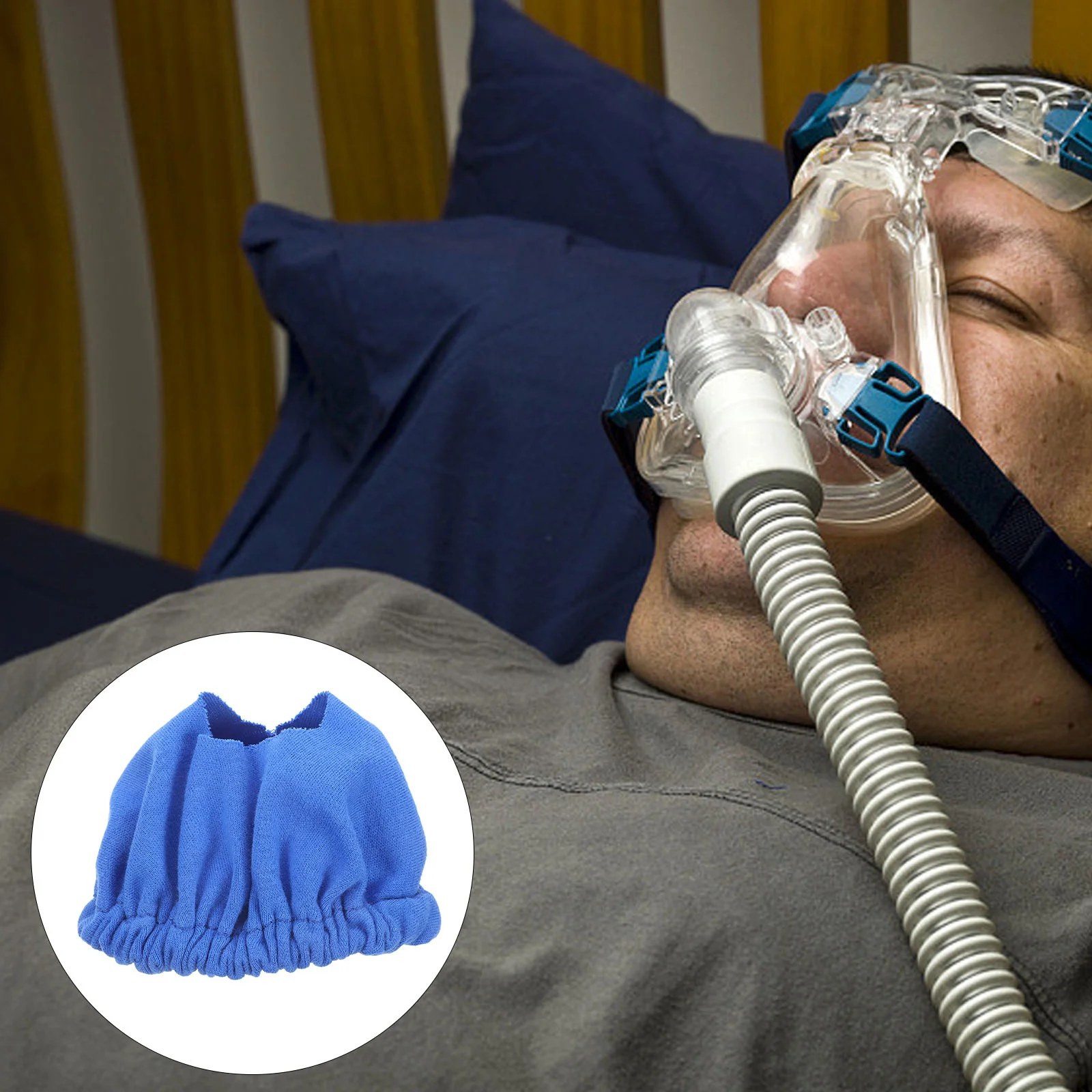 

4 Pcs Facial Cover Mask Wraps Universal Breathing Machine Protector Accessories Lycra Covers