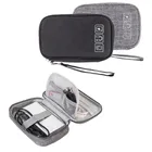 Зарядное устройство для проводов, цифровая USB-сумка для гаджетов, портативный чехол, органайзер для электронных наушников на молнии, сумка для хранения, бытовые принадлежности