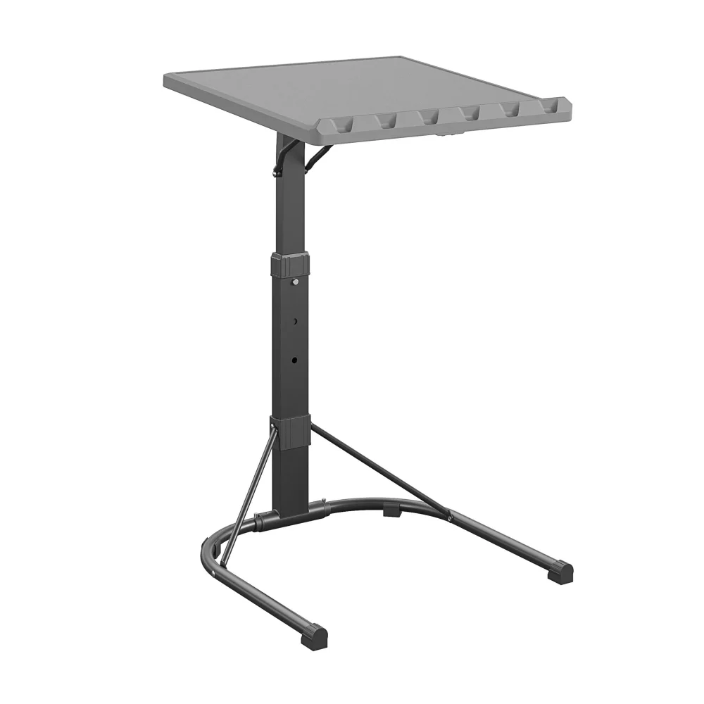 

Multi-Functional, Adjustable Height Personal Folding Activity Table, Gray Side Table Furniture Living Room Small Table