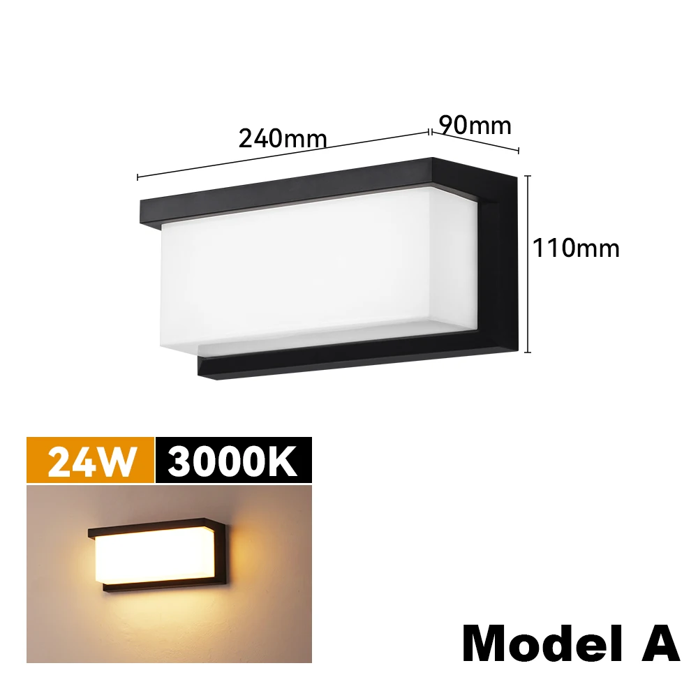 

LED настенный светильник Seediq черный 24Вт