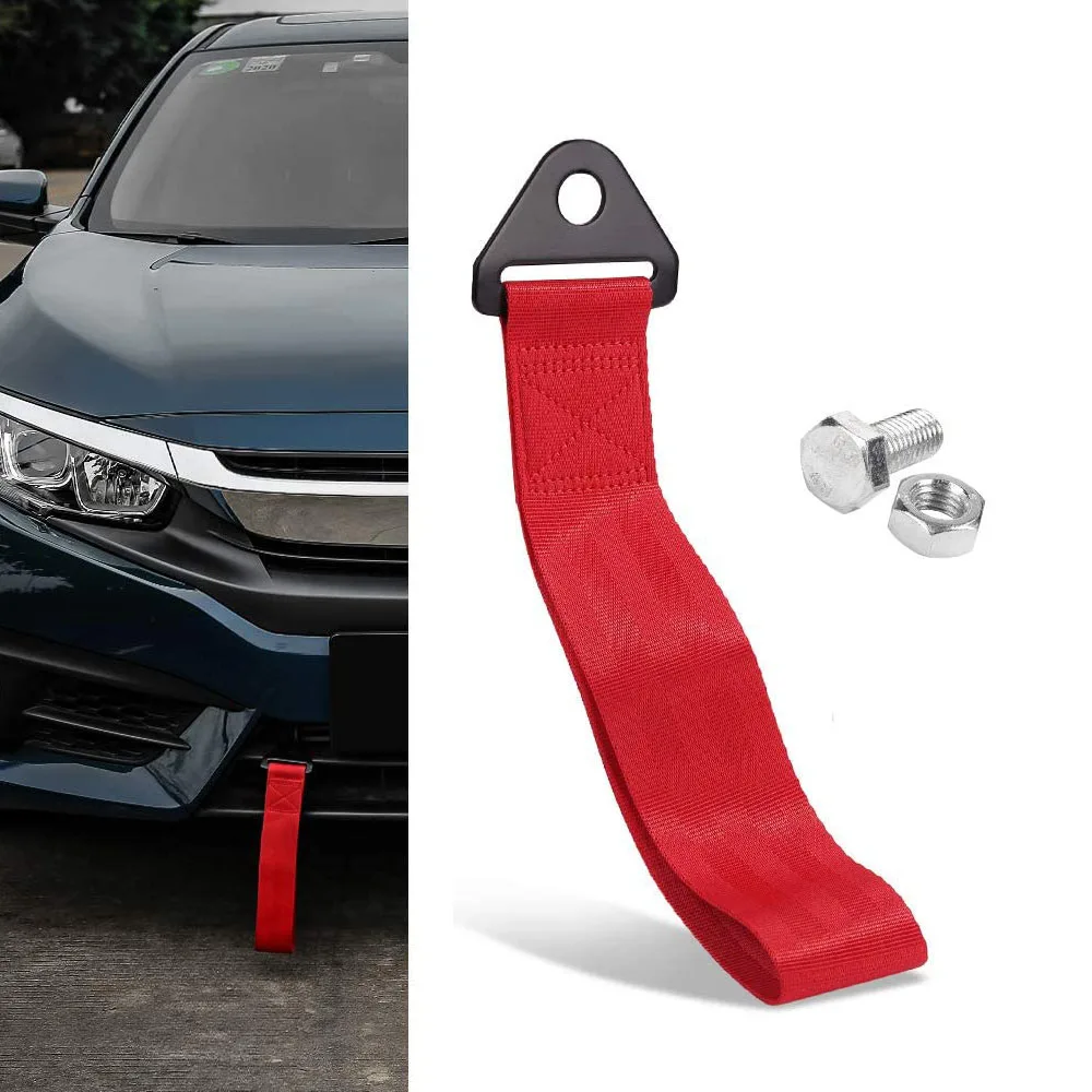 

Universal Car Racing Nylon Tow Strap Auto Trailer Bumper Rope High-Strength Decoration Belt