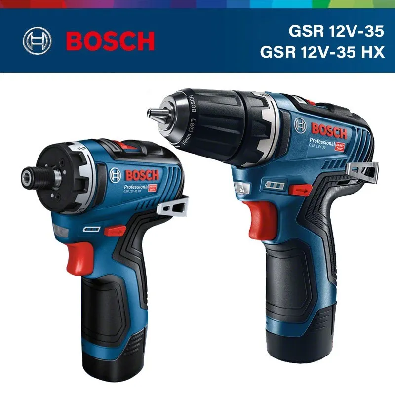 

Ручная дрель Bosch GSR 12V-35, многофункциональная перезаряжаемая Бытовая литиевая батарея, бесщеточный Электрический шуруповерт, электроинстру...