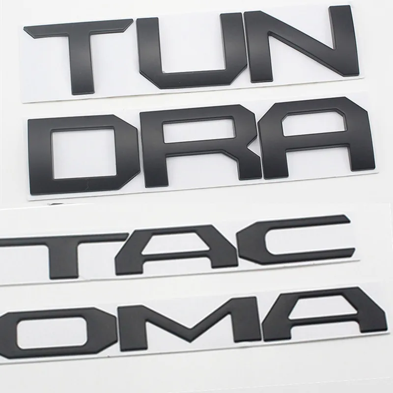 

Для Toyota TUNDRA TACOMA письма значок эмблема наклейки вставка Наклейка 3D задняя дверь значок задняя багажная табличка автомобильные аксессуары