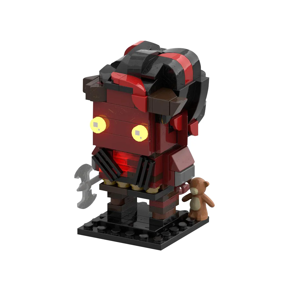 Игрушечные фигурки MOC конструктор Karlach Brickheadz Baldur Gate игровые модель кирпичи