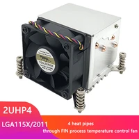 coolserver 2uhp4 4 heatpipes 2u server cpu cooler pwm cooling fan workstation radiator for intel lga2011 1150 1151 1155 1156