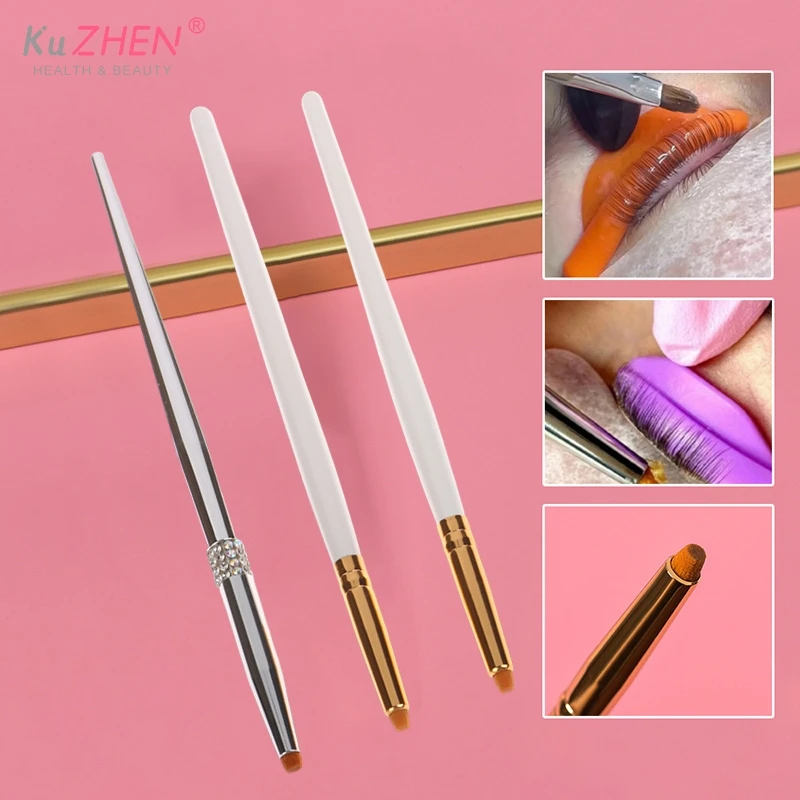 Кератиновая щетка для наращивания ресниц KuZHEN