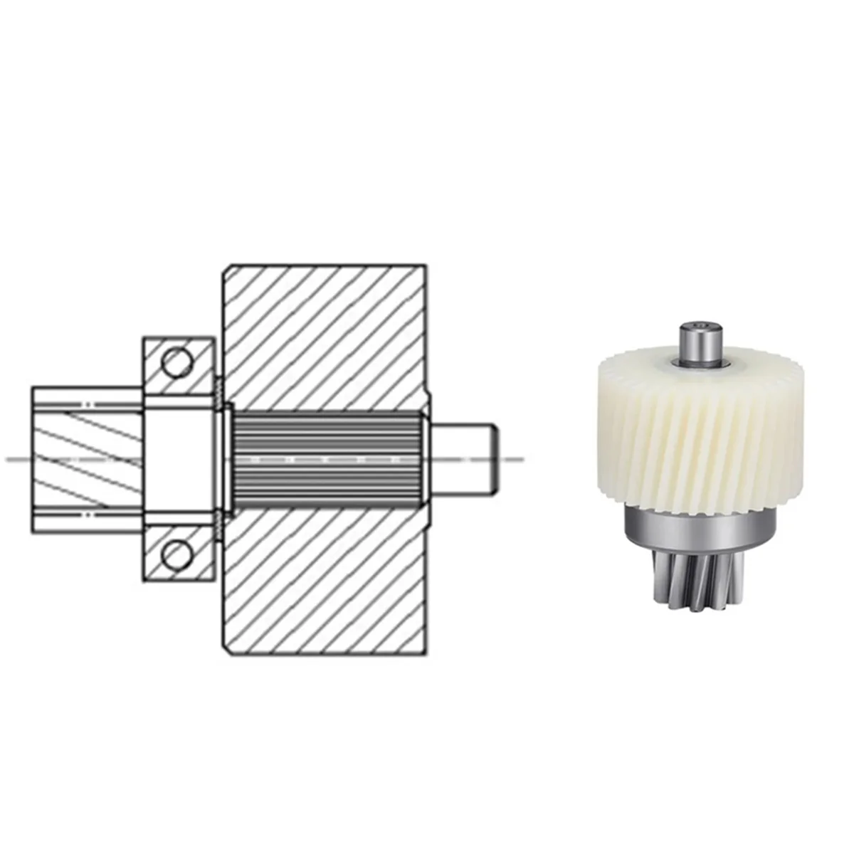 Обновленная деталь для двигателя среднего привода Tongsheng TSDZ2B комплект