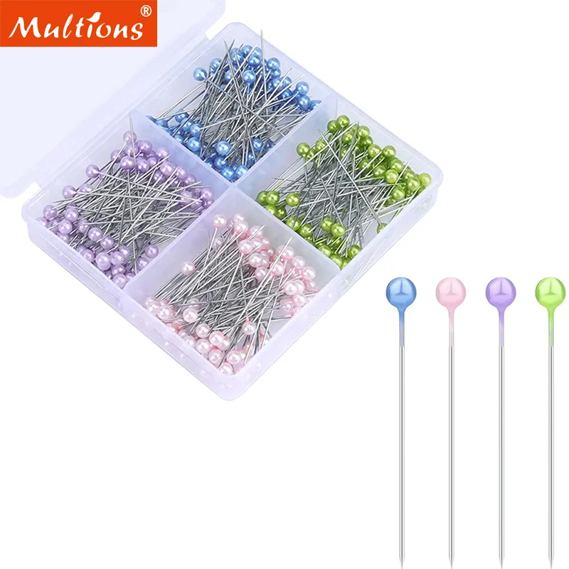 Купи 320PCS Sewing Pins Colored Ball Straight Pins Decorative Quilting Pins Fabric Pins for Quilting Dressmaking DIY Sewing 1.5inch за 257 рублей в магазине AliExpress