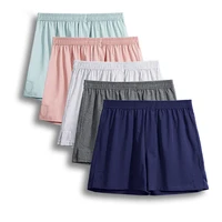 Simple pure color home shorts men 100% cotton casual loose short pajama Arrow pants sleepwear homewear Shorts men Zp