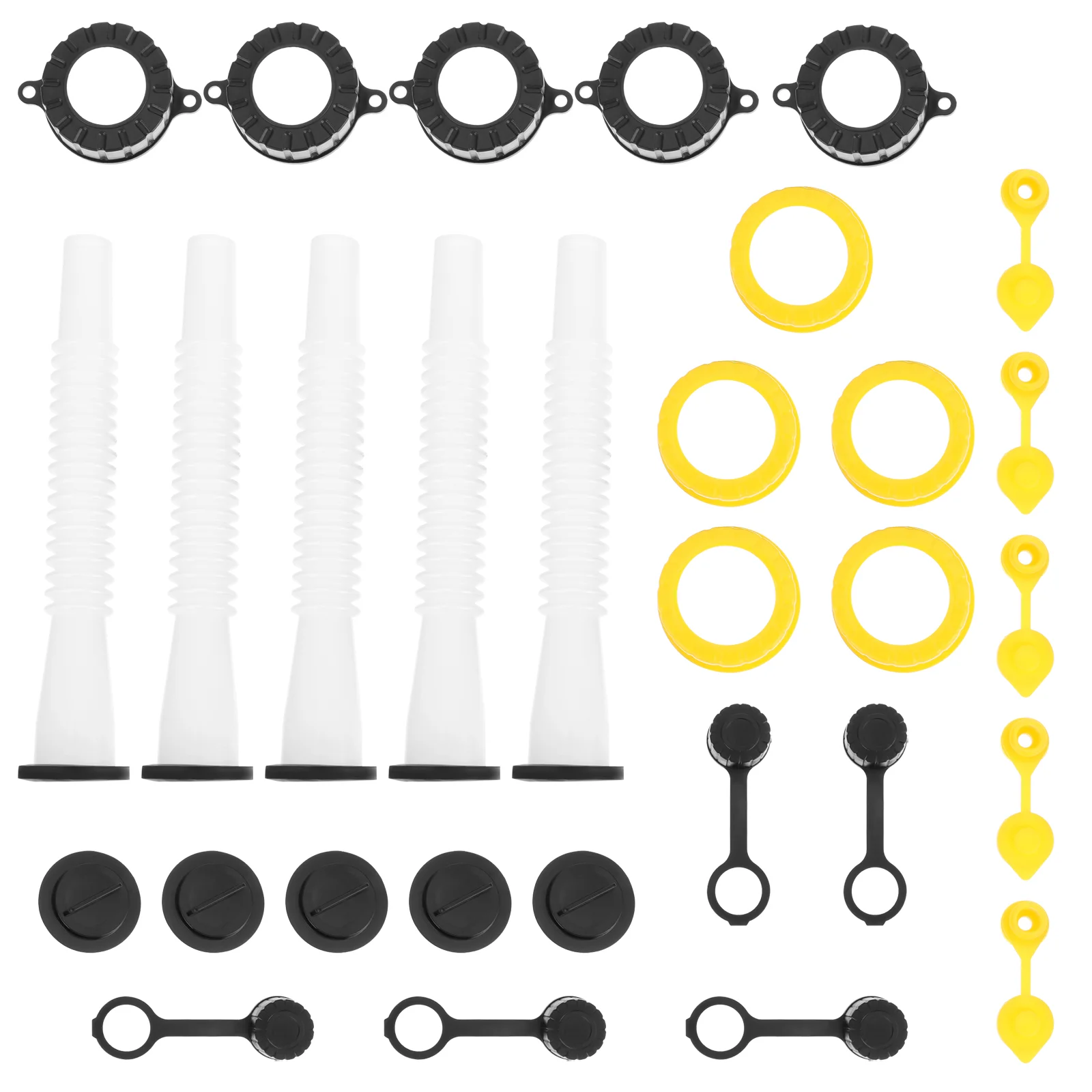 

Gas Can Spout Tank Fuel Spouts Nozzle Kit Cap Vents Nozzles Set Caps Jug Replacement Collar Container Spilllids Safety