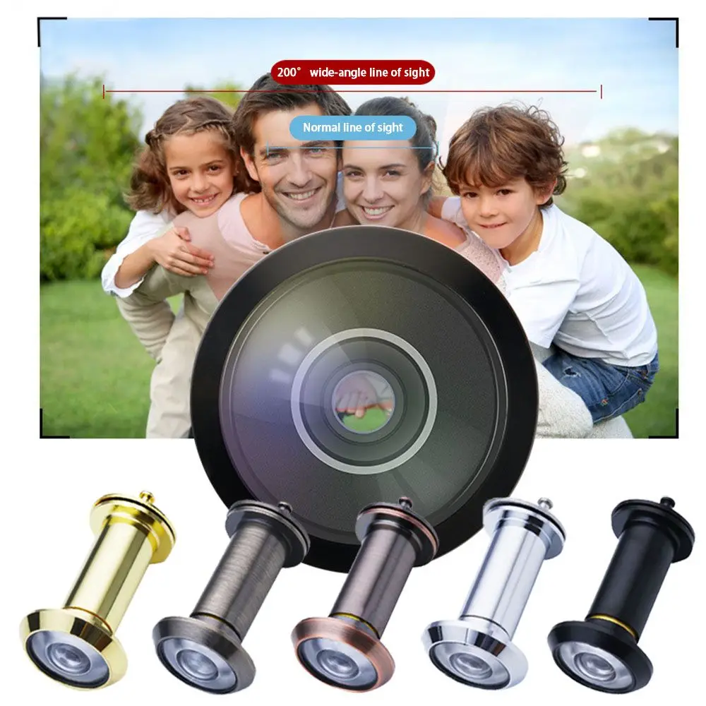 

Anti-Skid Wide Angle Anti-Theft HD Glass Lens Security Door Eye Door Viewer Peephole Cat Eye