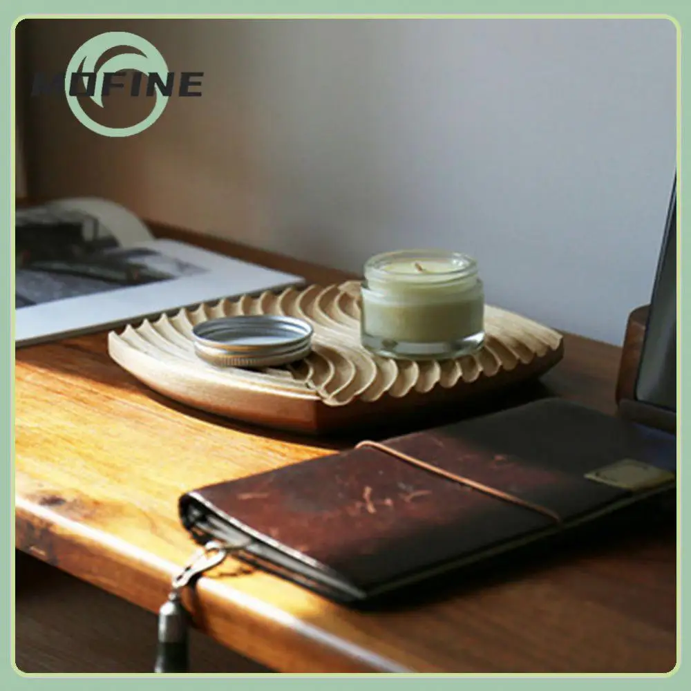 

Water Ripple Bread Dessert Tray Cutting Chopping Board Creative Geometric Design Placement Plate Curved Surface Art Mold