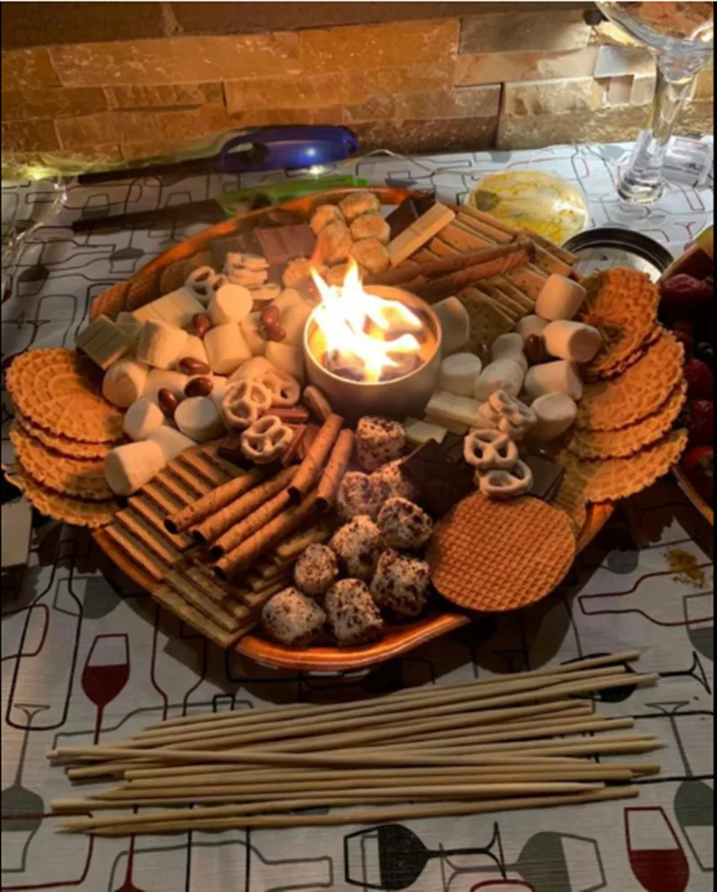 Туристические портативные свечи для костра подсвечник из натурального соевого